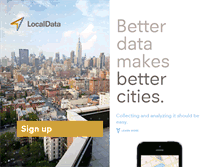 Tablet Screenshot of localdata.com